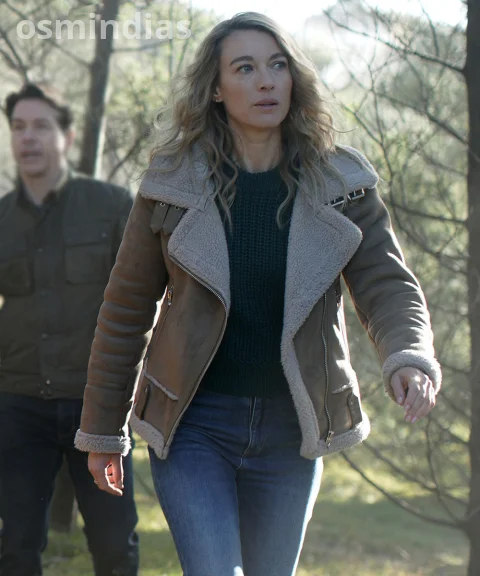 Eve Harris Brown Leather Jacket