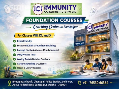 Best Foundation Courses Coaching Centre in Sambalpur | Immunity Career Institute