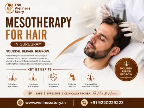 Mesotherapy for Hair in Gurugram: A Simple Guide for Healthy Hair Growth