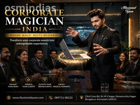 Corporate Magician India for Events | Illusionist Tyson