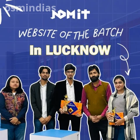 NDMIT Lucknow Students Achieve Website of the Batch Recognition