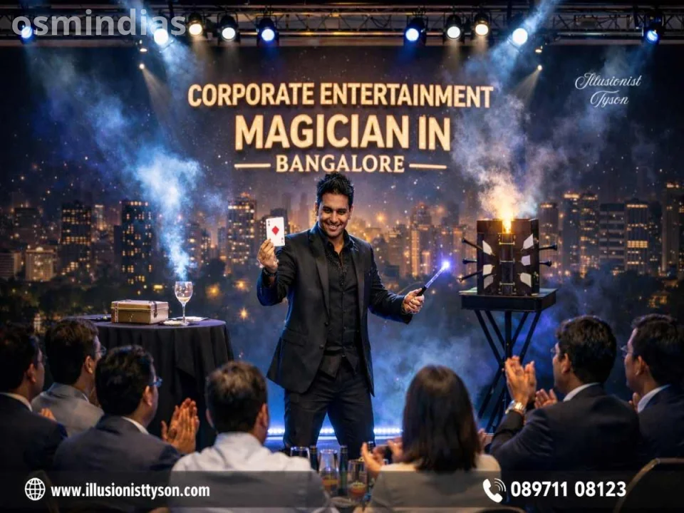 Corporate Entertainment Magician in Bangalore | Best Magic Show for Events