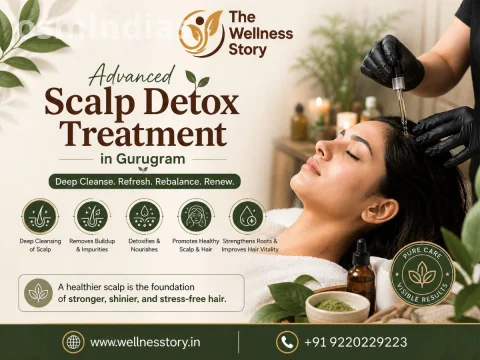 Advanced Scalp Detox Treatment in Gurugram | Wellness Story
