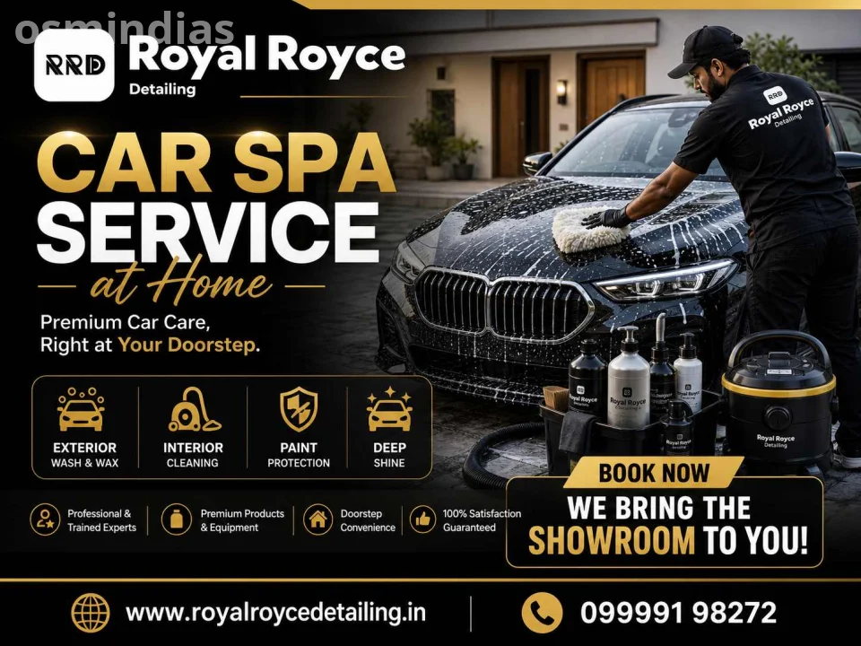 Car Spa Service at Home | Royal Royce Detailing Doorstep Car Care