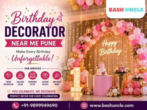 Birthday Decorator Near Me Pune | Bash Uncle Services