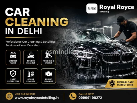 Top-Rated Car Cleaning in Delhi | Complete Car Care by Royal Royce Detailing