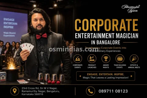 Best Corporate Entertainment Magician in Bangalore – Illusionist Tyson