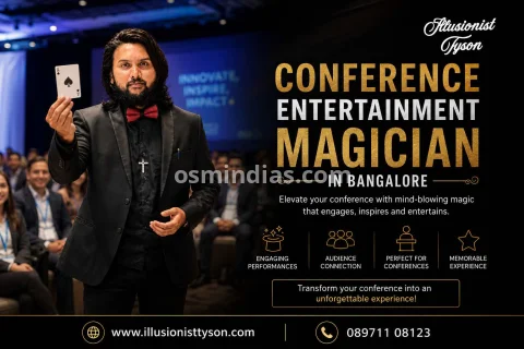 Best Conference Entertainment Magician in Bangalore | Illusionist Tyson