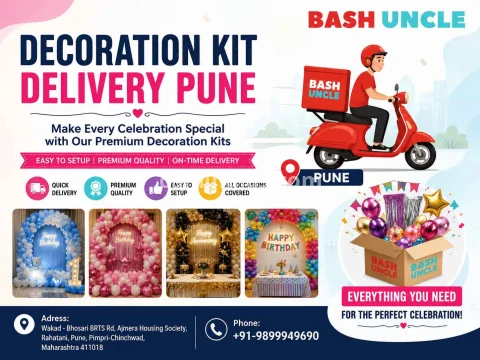 Best Decoration Kit Delivery Pune | DIY Birthday & Party Decoration Kits | Bash Uncle