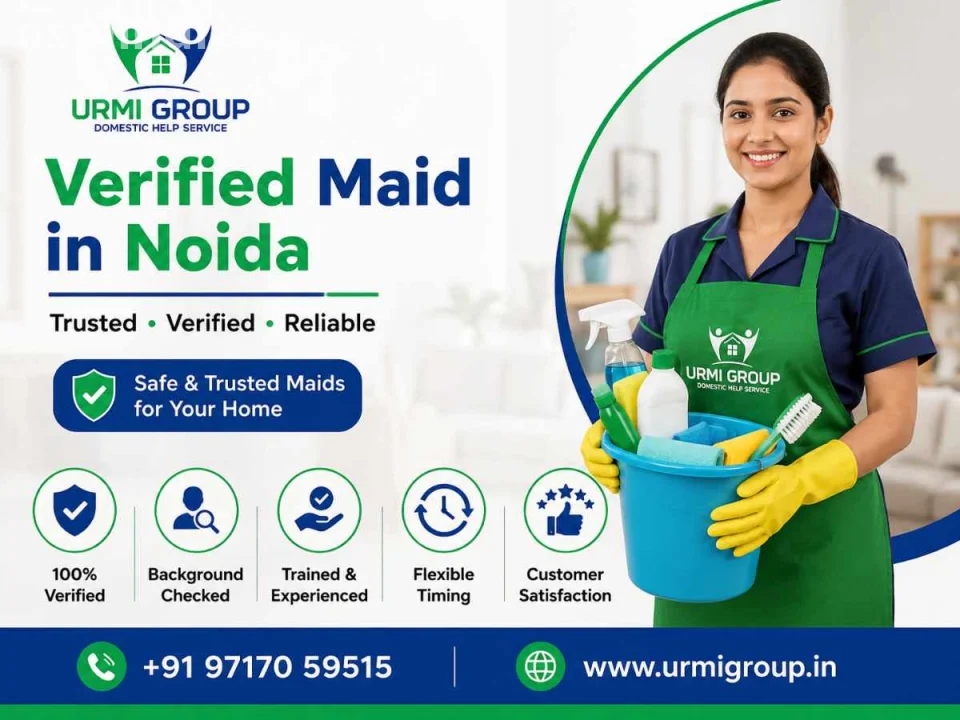 Verified Maid in Noida | Reliable Live-In, Full-Time & Part-Time Maids