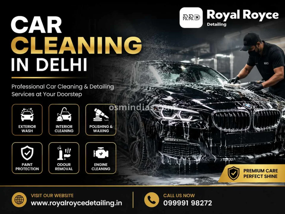 Top-Rated Car Cleaning in Delhi | Complete Car Care by Royal Royce Detailing