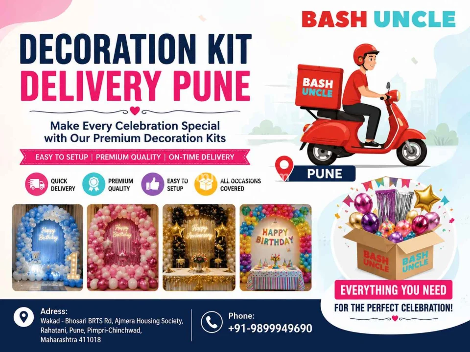 Best Decoration Kit Delivery Pune | DIY Birthday & Party Decoration Kits | Bash Uncle