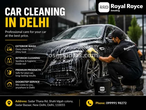 Professional Car Cleaning in Delhi | Royal Royce Detailing Services