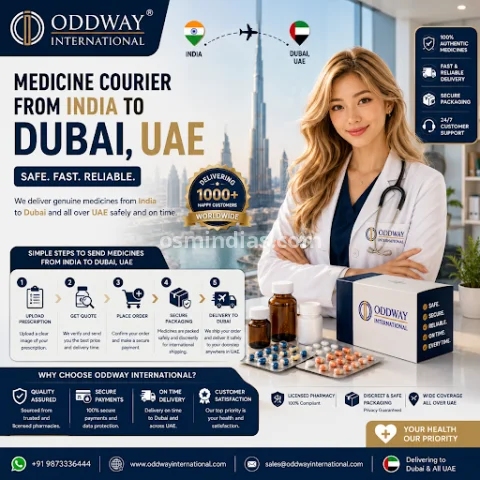 Fast Medicine Courier from India to UAE – Enquire