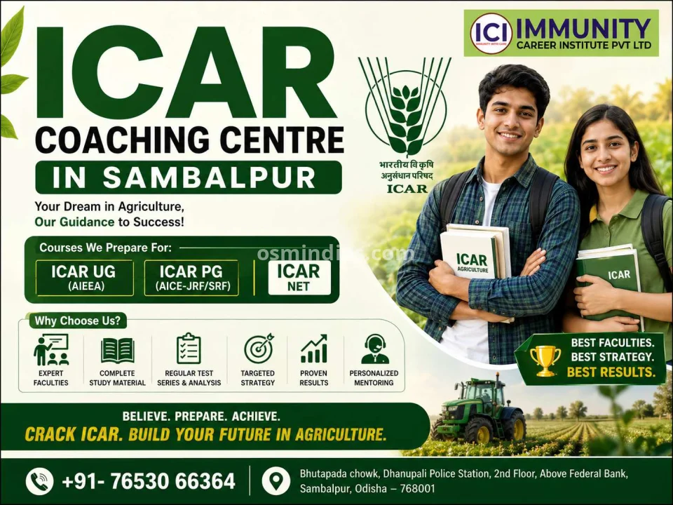 ICAR Coaching Centre in Sambalpur | Expert ICAR Coaching Institute