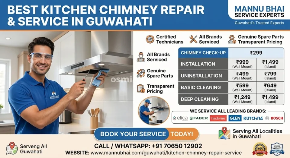 Best Kitchen Chimney Repair & Service in Guwahati - Mannu Bhai Service Experts