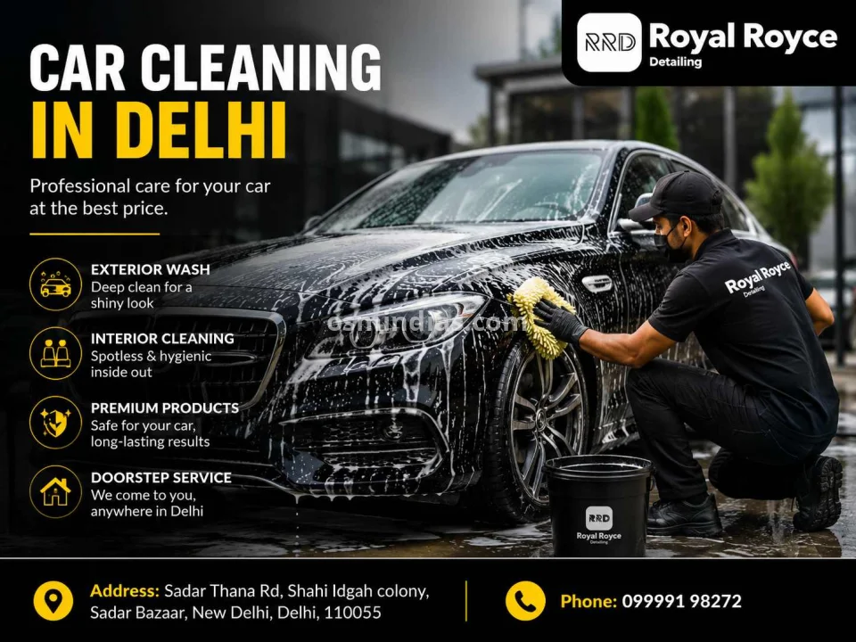 Professional Car Cleaning in Delhi | Royal Royce Detailing Services