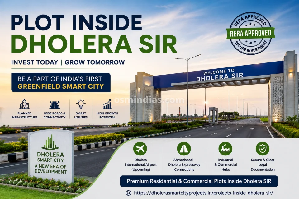 Plot Inside Dholera SIR | RERA Approved Investment Plots in Dholera Smart City