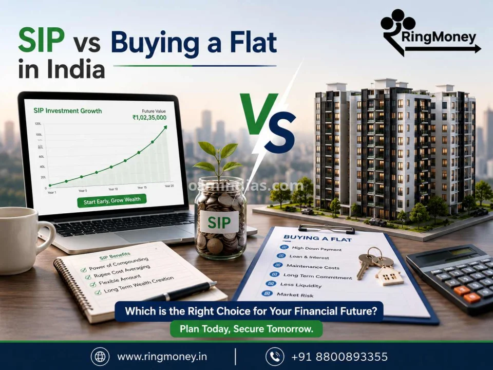 SIP vs Buying a Flat in India: Compare Benefits, Returns & Make the Right Investment Choice