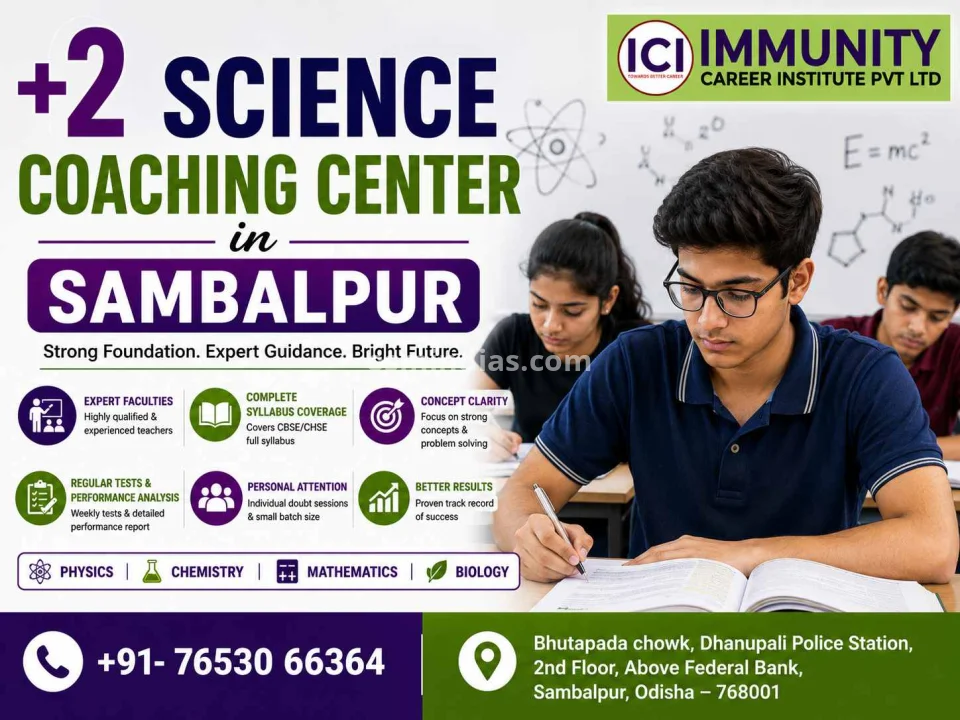 2 Science Coaching Center in Sambalpur | Expert CHSE Coaching